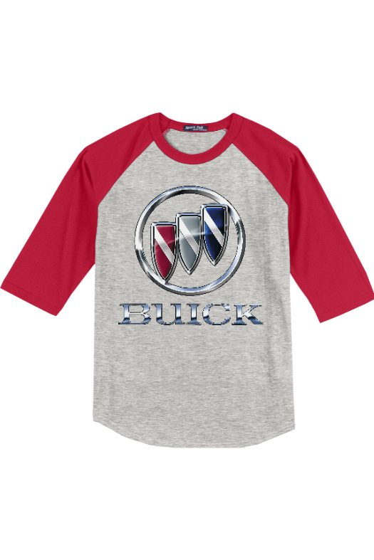 Buick Shield Raglan Baseball T-Shirt