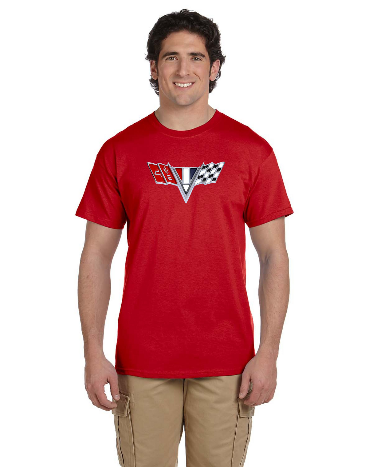 Chevrolet 283-327 Cross Flags T-shirt