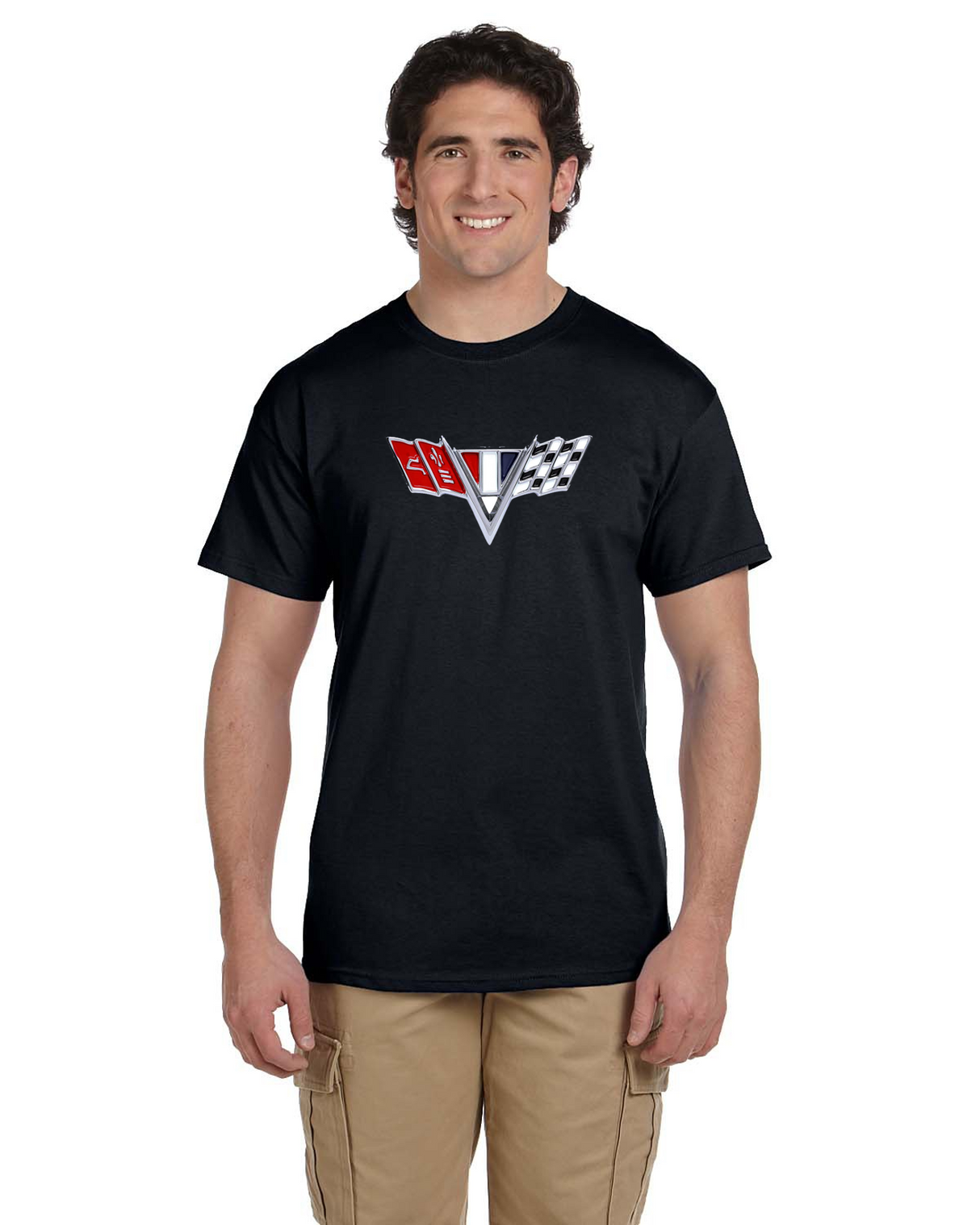 Chevrolet 283-327 Cross Flags T-shirt