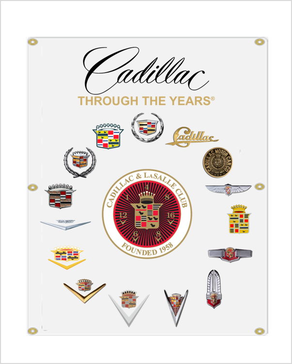 Cadillac LaSalle Club Cadillac Through the Years Banner