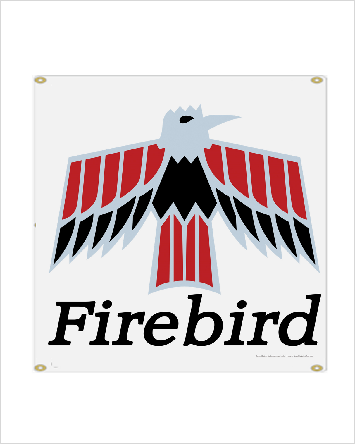 Pontiac 1960's Gen 1 Firebird Garage Banner