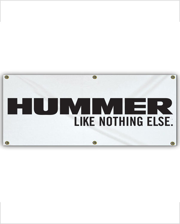 Hummer "Like Nothing Else" Vinyl Garage Banner