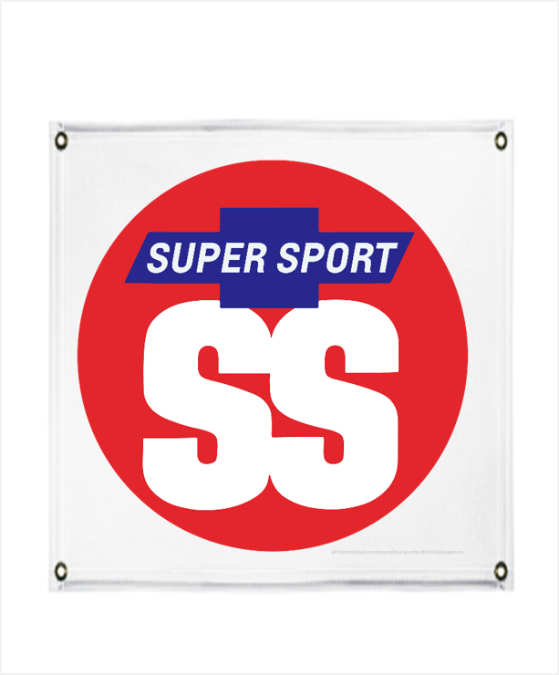 CHEVROLET ROUND 1963 SUPERSPORT PROMO GARAGE BANNER
