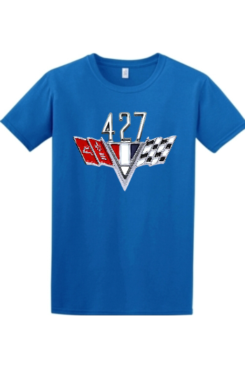 Chevrolet 427 Cross Flags T-shirt