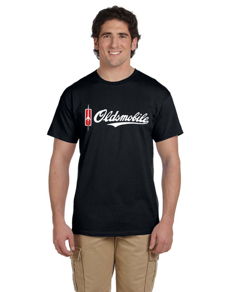 Oldsmobile Script with Rocket T-Shirt