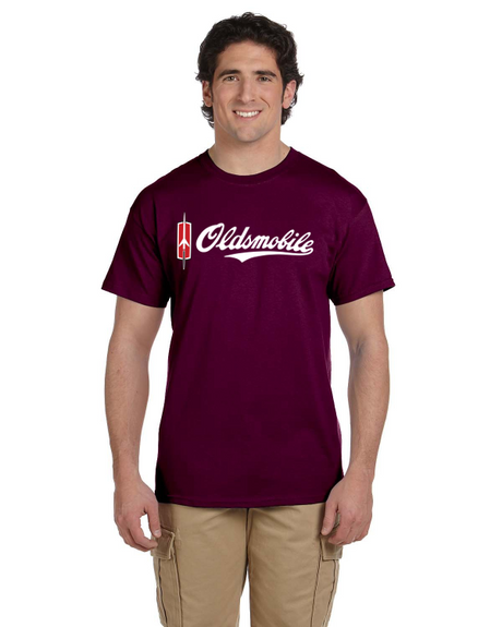 Oldsmobile Script with Rocket T-Shirt