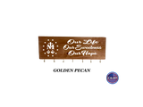 Our Life Our Sweetness Our Hope Rosary Board